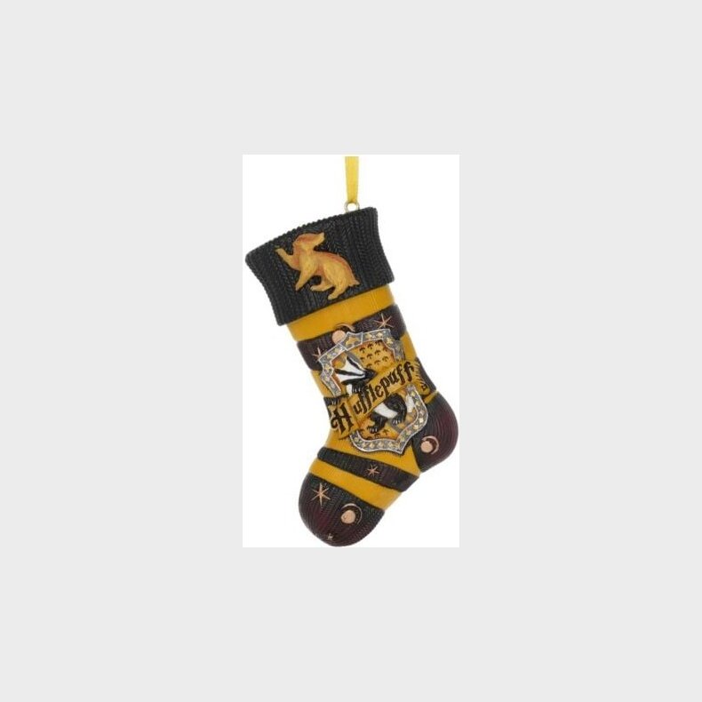Harry Potter Julepynt - Hufflepuff Strmpe - 7,5 Cm
