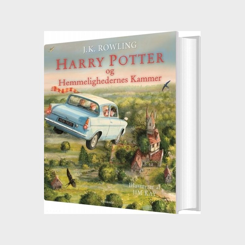 Harry Potter 2 - Illustreret Udgave - Og Hemmelighedernes Kammer - J. K. Rowling - Bog