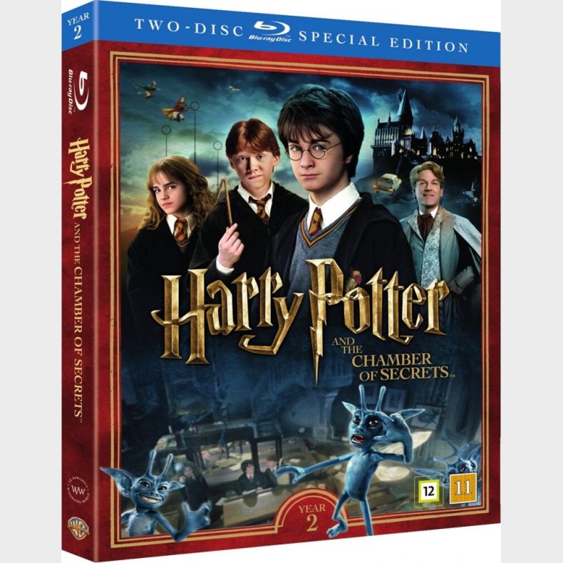 Harry Potter Og Hemmelighedernes Kammer - Film 2 - Blu-Ray