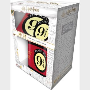 Harry Potter (platform 9 3/4) Gift Set (mug, Coaster & Keychain)