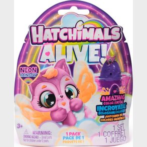 Hatchimals - Alive Neon Rainbow 1-pak - (6072752)