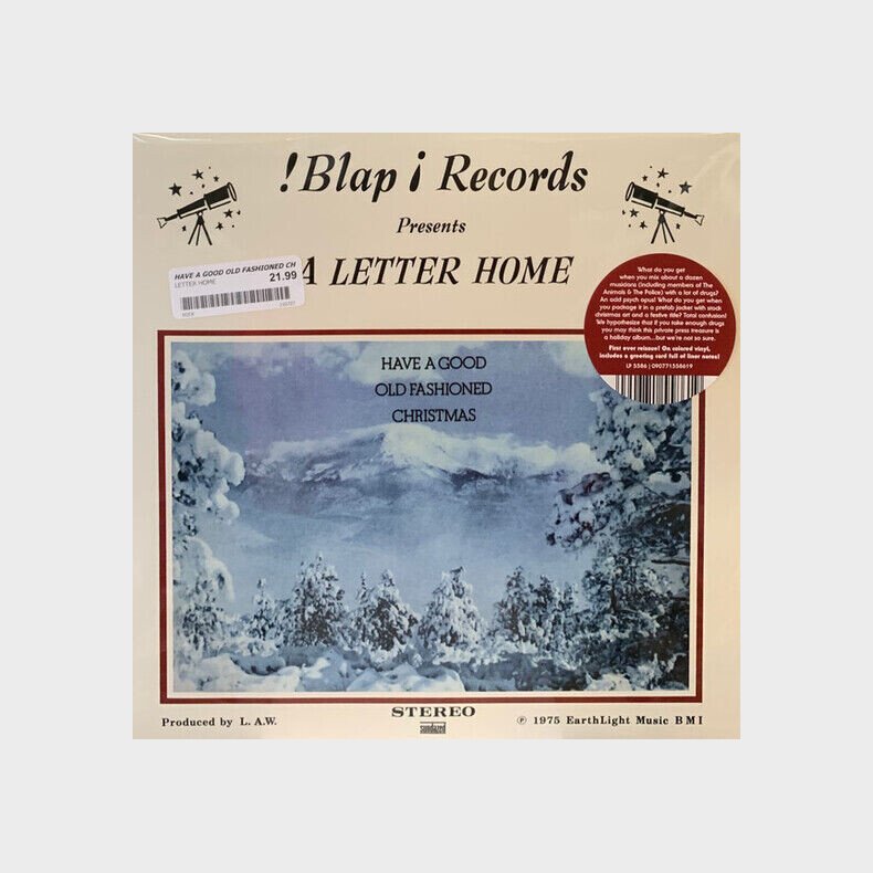 A Letter Home - Have A Good Old Fashioned Christmas  - Vinyl Lp