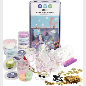 Diy Kit - Modellervoks S�t - Havfruer - Silk, Foam Og Pearl Clay