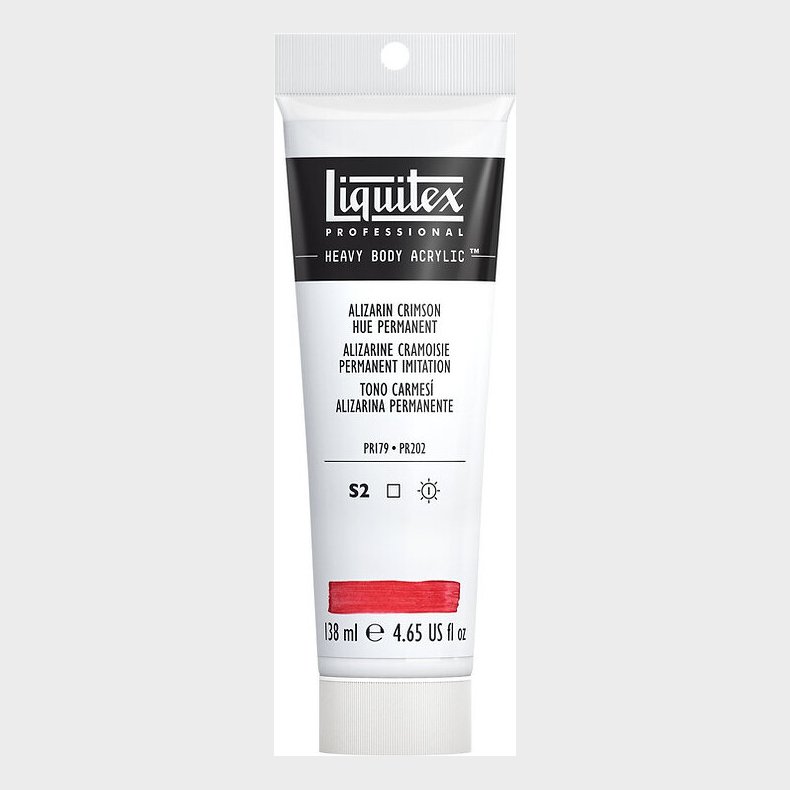 Liquitex - Akrylmaling - Heavy Body - R�d Alizarin Crimson 138 Ml