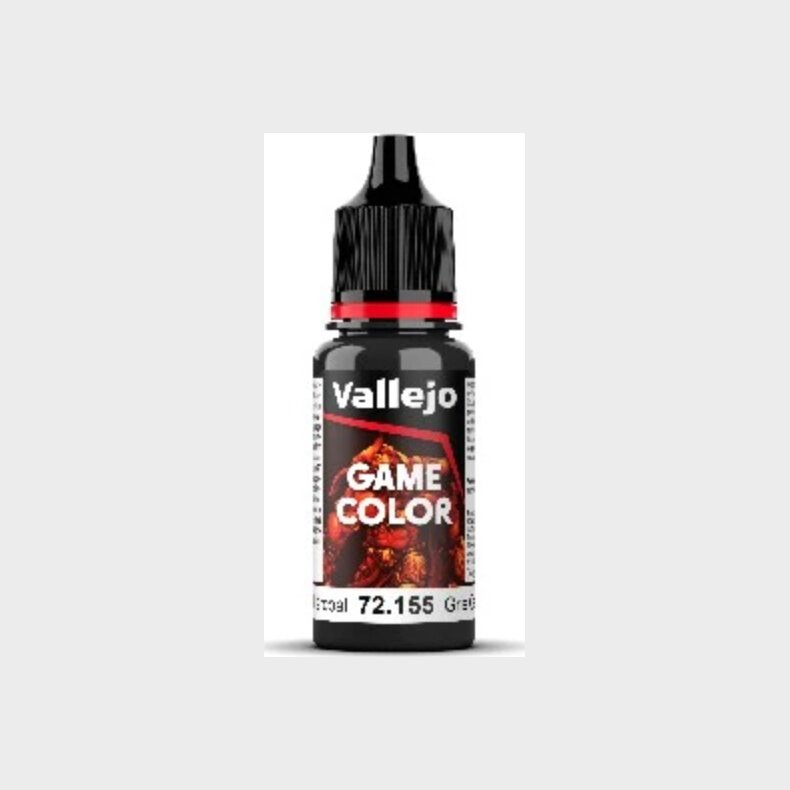 Vallejo - Game Color - Heavy Charcoal Mat - 18 Ml - 72155