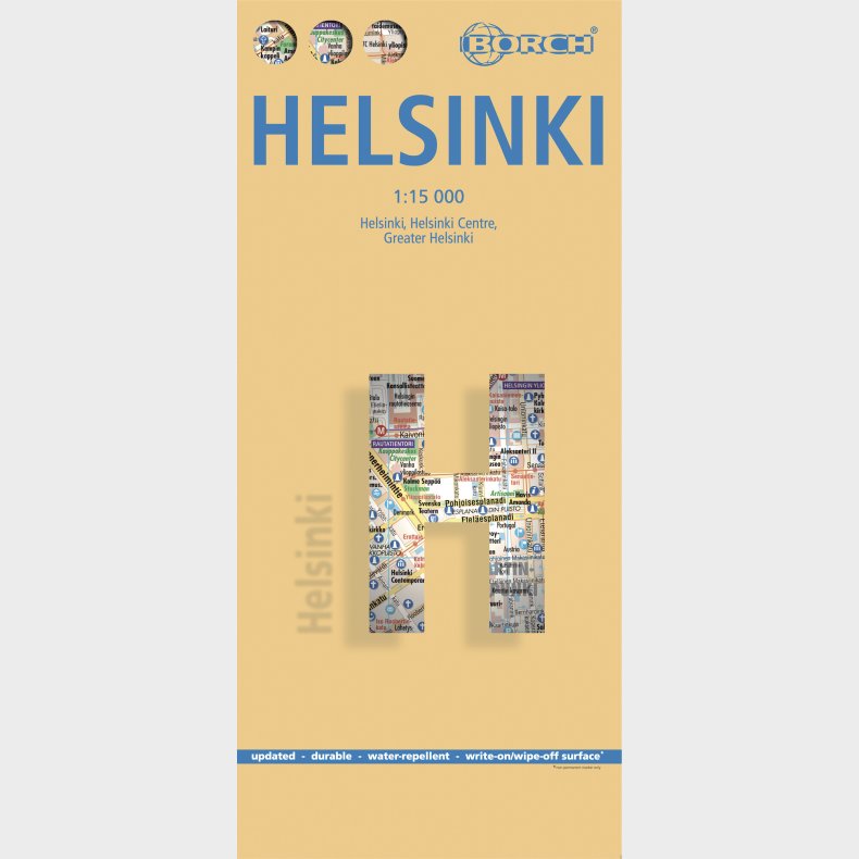 Helsinki - Helsingfors - Borch Maps  - English book