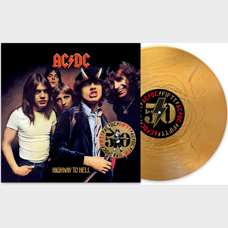 Ac Dc - Highway To Hell - Gold Metallic Edition - Vinyl Lp