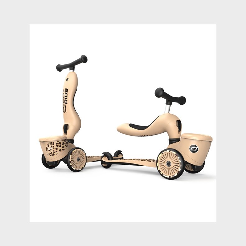 Scoot & Ride | 2-i-1 Highwaykick 1 Lifestyle - Leopard