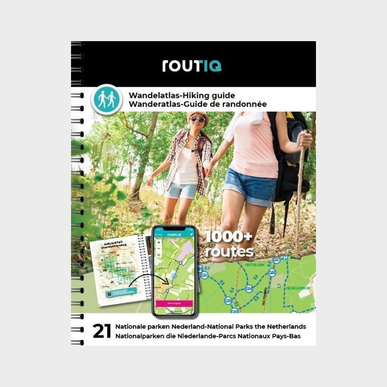 Hiking Atlas National Parks In The Nederlands - English book