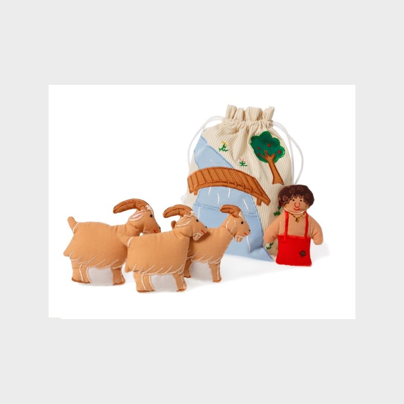 oscar&ellen | Historiepose i stof - De Tre Bukke Bruse