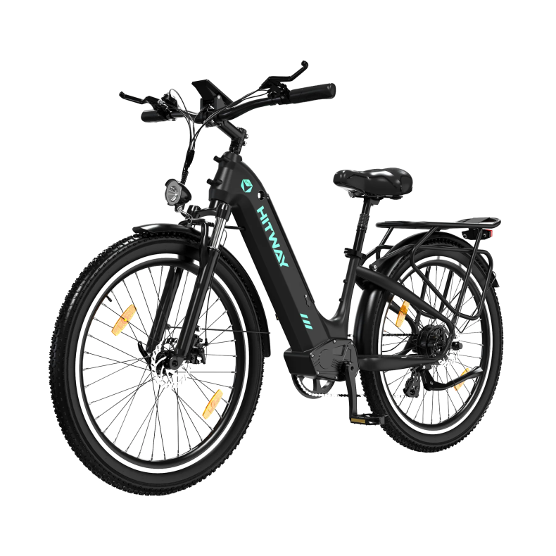 BK16 Elcykel (25 km/t) - Sort