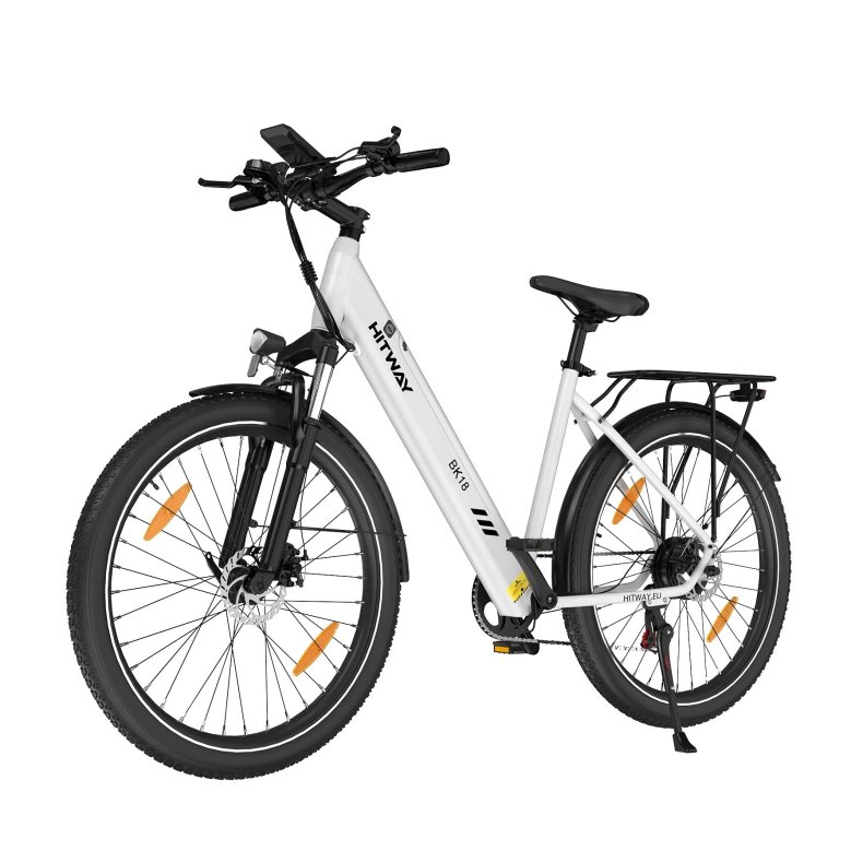 BK18 Elcykel (25 km/t) - Hvid