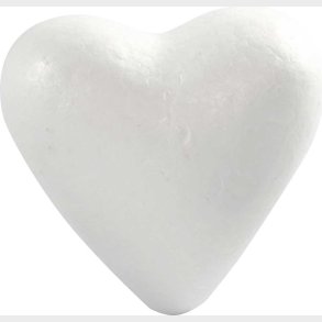 Hjerte - H 11 Cm - Hvid - 25 Stk.