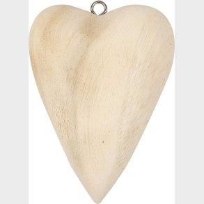 Hjerte - Str. 11,5x8,5x3 Cm - 1 Stk.