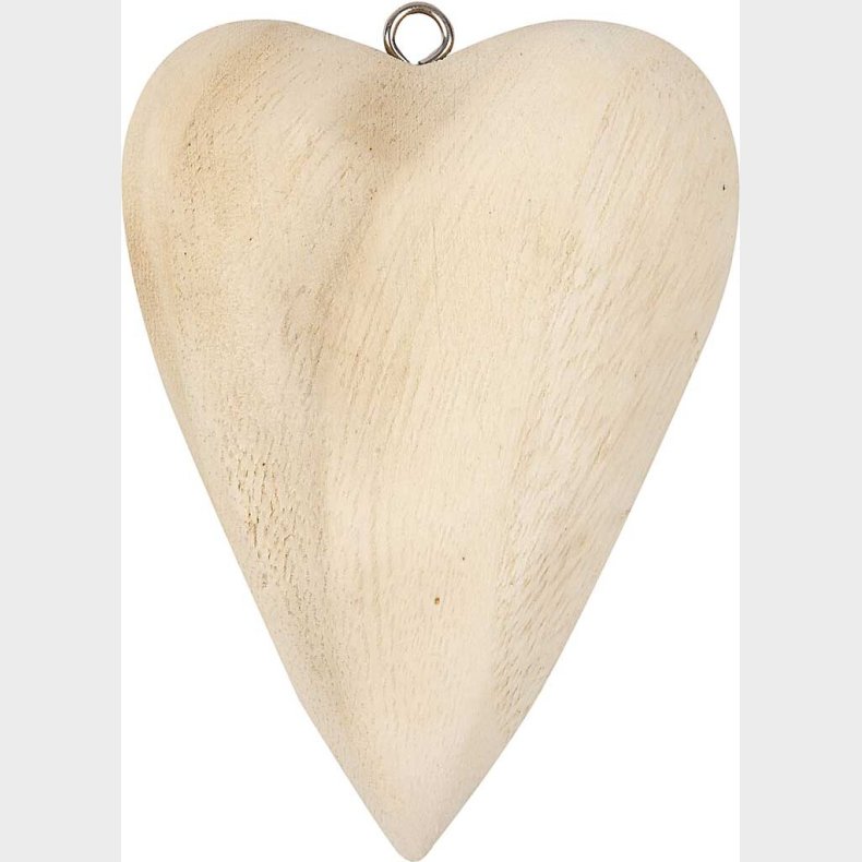 Hjerte - Str. 11,5x8,5x3 Cm - 1 Stk.