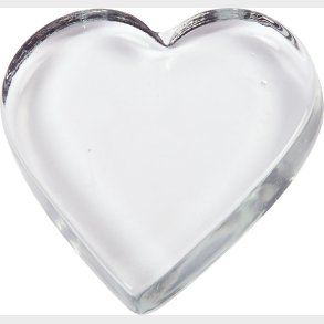 Hjerte - Str. 9x9 Cm - Tykkelse 15 Mm - 10 Stk.