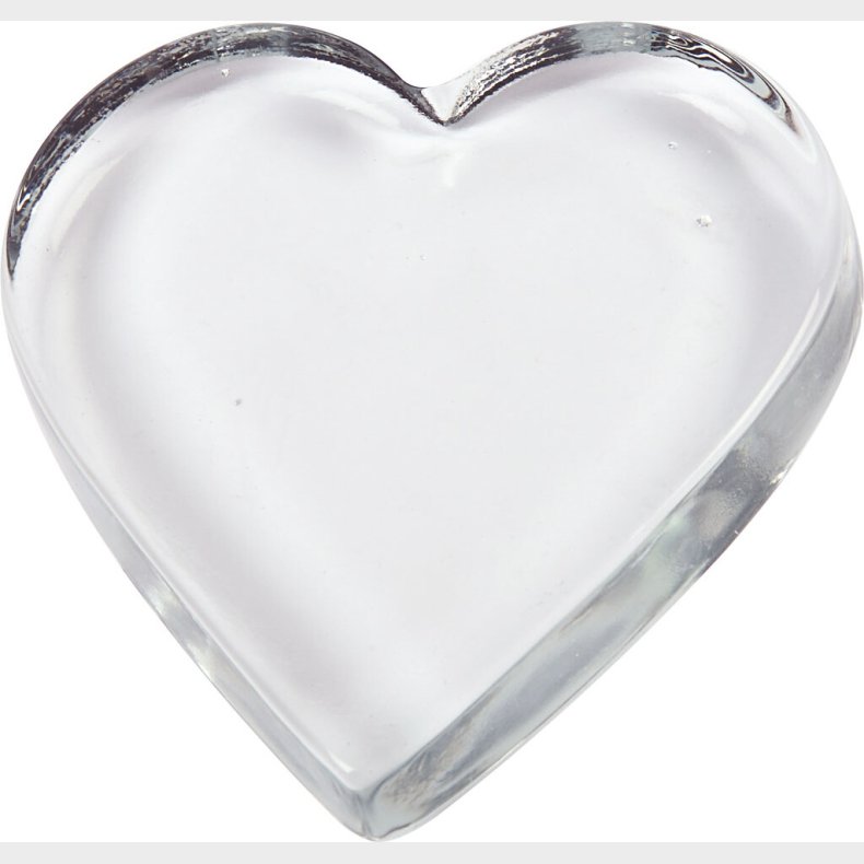 Hjerte - Str. 9x9 Cm - Tykkelse 15 Mm - 10 Stk.