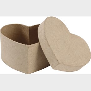 Hjerteske - H 6 Cm - Str. 11,5x11,5 Cm - 1 Stk.