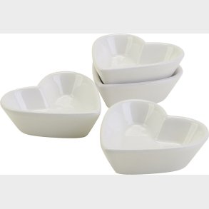 Hjerteformede Skle -  8 Cm - 12 Stk.