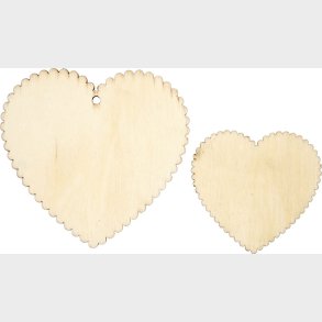 Hjerter - Str. 5,1x5,1 Cm - 12 Stk.