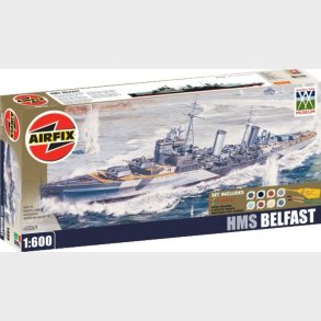 Airfix - Hms Belfast Skib Bygges�t - 1:600 - A50069