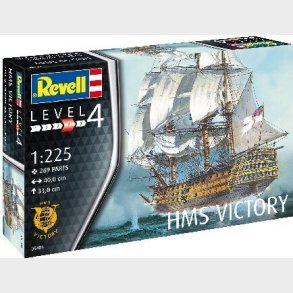 Revell - Hms Victory Model Skib Byggest - 1:225 - Level 4 - 05408