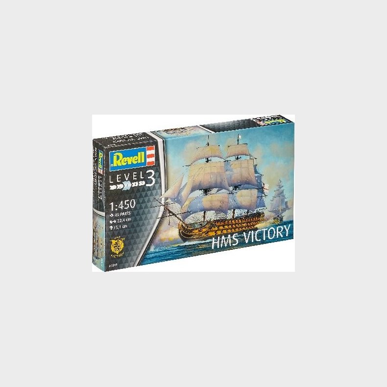Revell - Hms Victory Model Skib Byggest - 1:450 - Level 3 - 05819