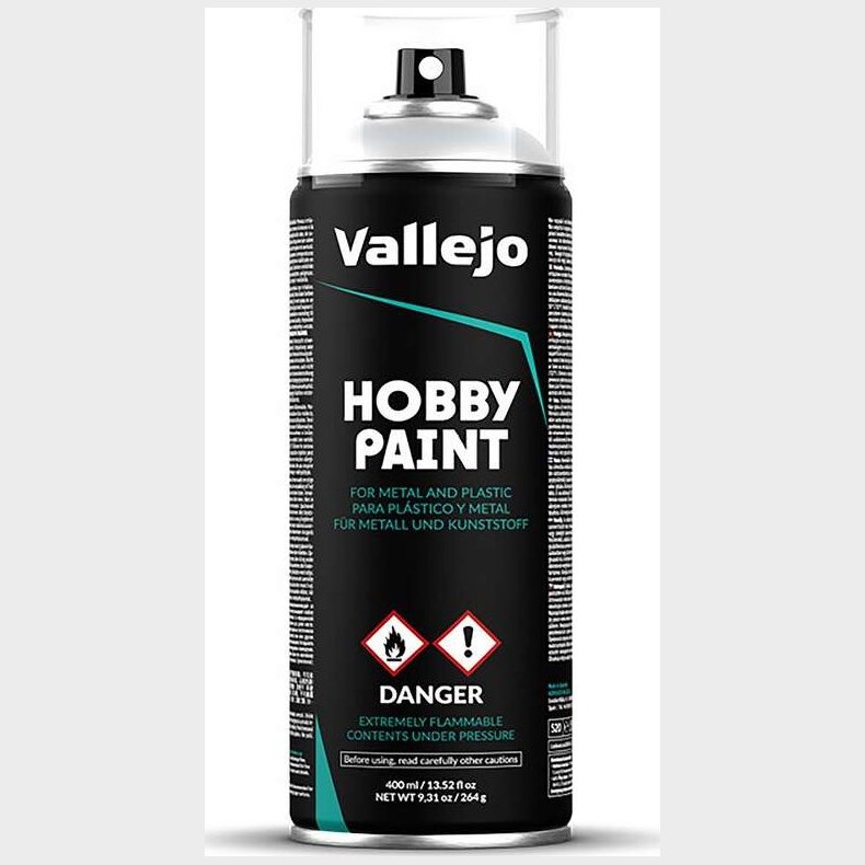 Vallejo - Hobby Paint Spray Maling - Basic Grey 400 Ml