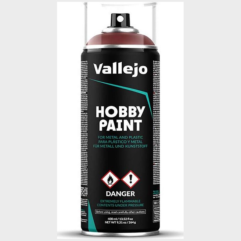 Vallejo - Hobby Paint Spraymaling - Fantasy Gory Red 400 Ml