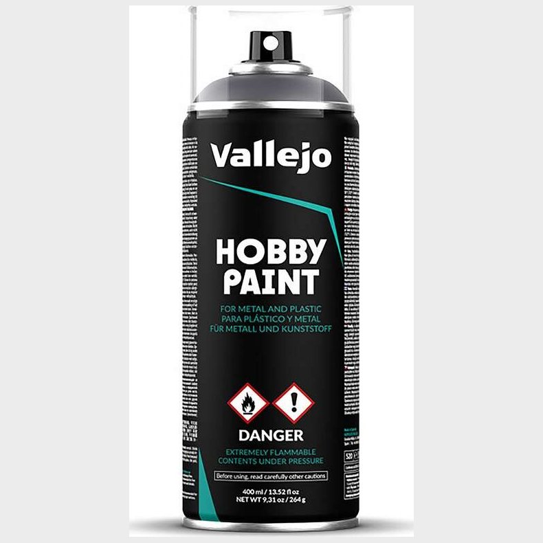Vallejo - Hobby Paint Spraymaling - Fantasy Gummetal 400 Ml