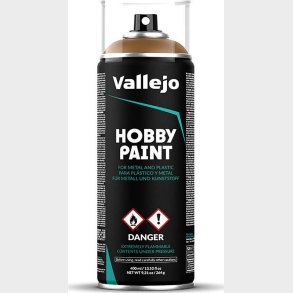Vallejo - Hobby Paint Spraymaling - Fantasy Leather Brown 400 Ml