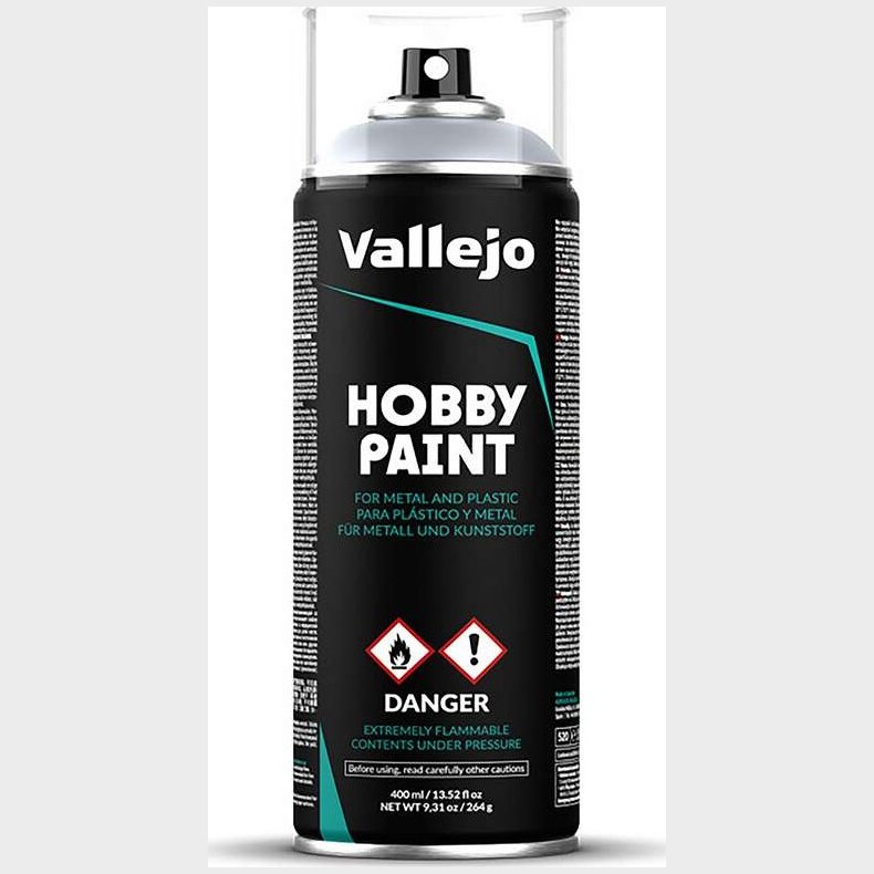 Vallejo - Hobby Paint Spraymaling - Fantasy Silver 400 Ml