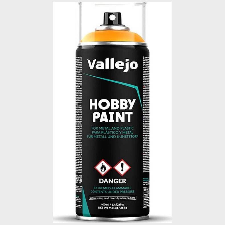 Vallejo - Hobby Paint Spraymaling - Fantasy Sun Yellow 400 Ml