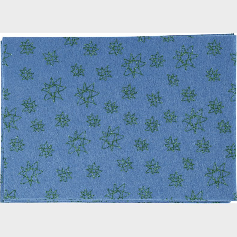 Hobbyfilt - A4 - 210x297 Mm - 1 Mm - Bl - 10 Ark