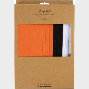 Hobbyfilt - A4 - 210x297 Mm - Tykkelse 2 Mm - Halloweenfarver