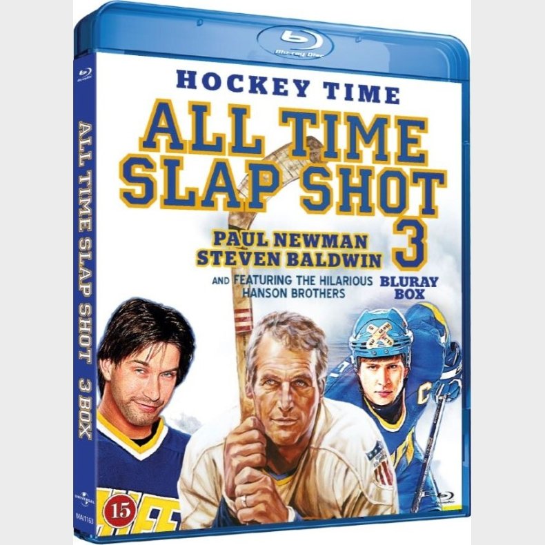 Hockey Time - All Time Slap Shot - Trilogi - Blu-Ray