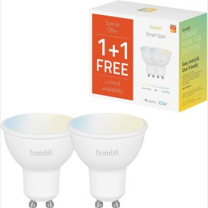 Hombli - Smart Bulb 2-pak - Elprer - Gu10 Wifi 2700-6500k 350lm