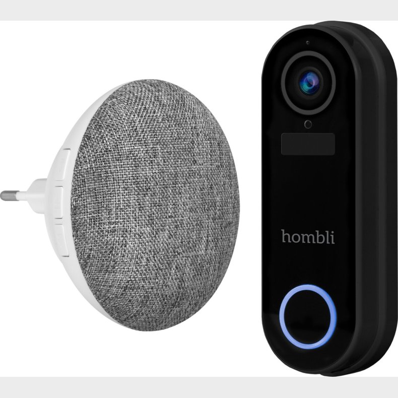 Hombli - Smart Doorbell 2 St - Doorbell 2 + Chime 2
