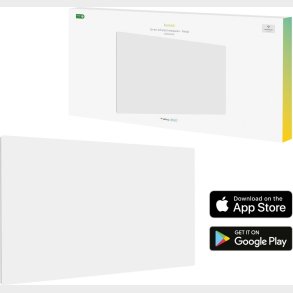 Hombli - Smart Infrared Radiator Heatpanel 700w - Hvid Metal