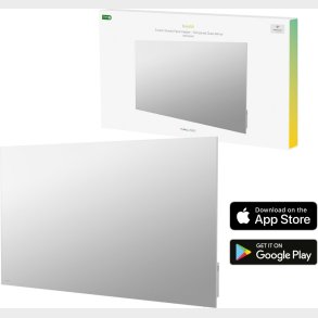 Hombli - Smart Ir Glas Varmepanel 600w, Spejl (600w)