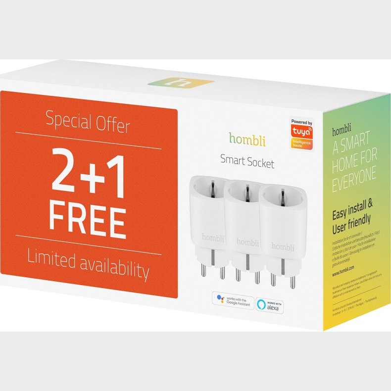 Hombli - Smart Plug - 3-pak