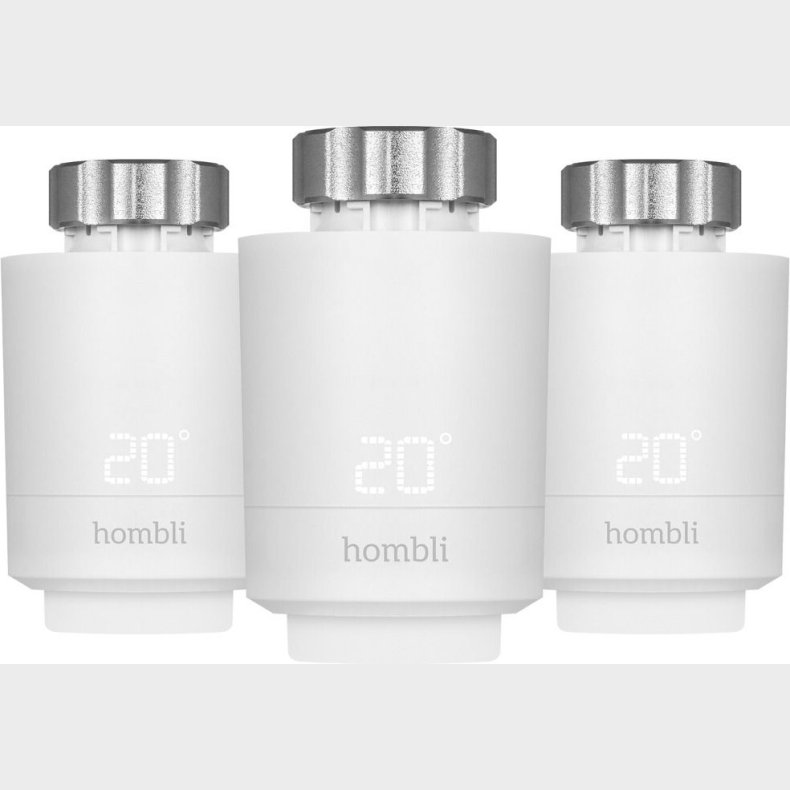 Hombli - Smart Radiator Termostat Udvidelsespakke - 3 Stk