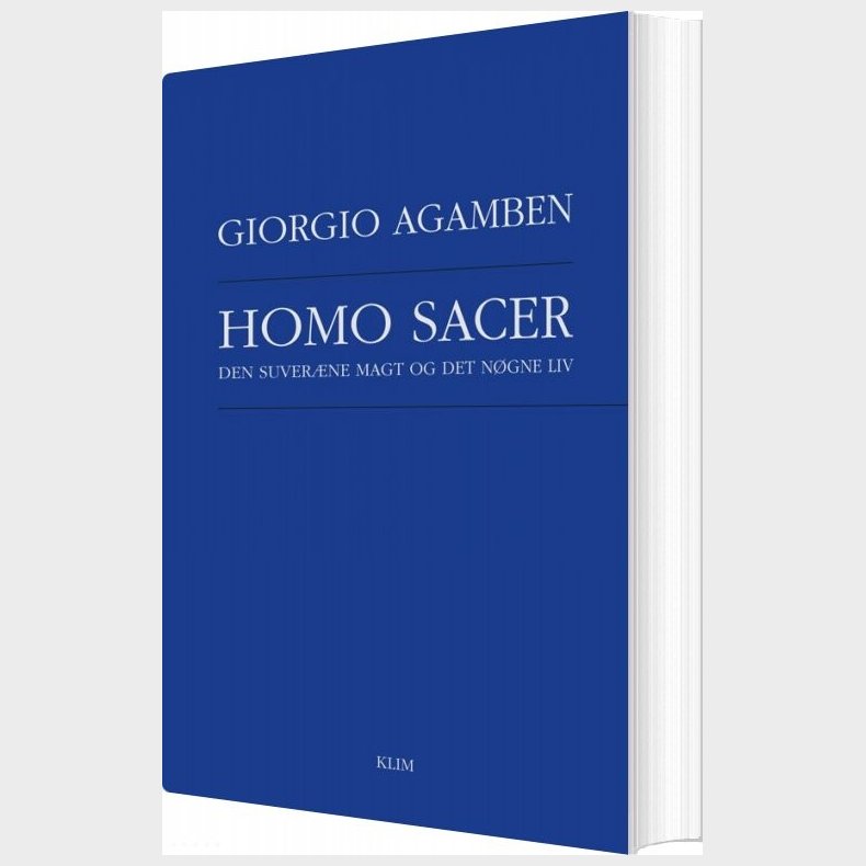 Homo Sacer - Giorgio Agamben - Bog