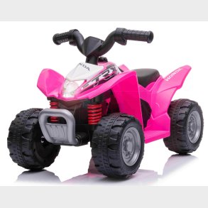 Honda TRX250X EL-ATV til brn m/Lithium + Ldersde, Pink