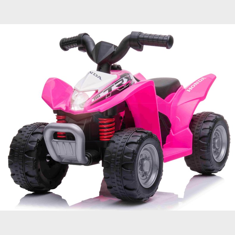 Honda TRX250X EL-ATV til brn m/Lithium + Ldersde, Pink