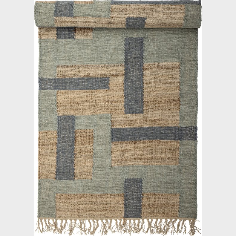 Creative Collection - Honiton Tppe - Grn - Uld - 75x245 Cm