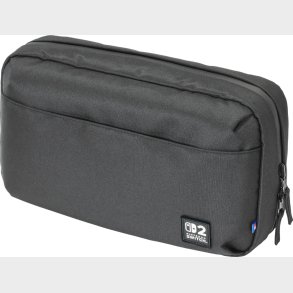 Hori - Reversible Travel Pouch - Black - Mid-size
