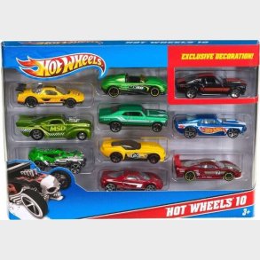 Hot Wheels Biler - 10 Stk