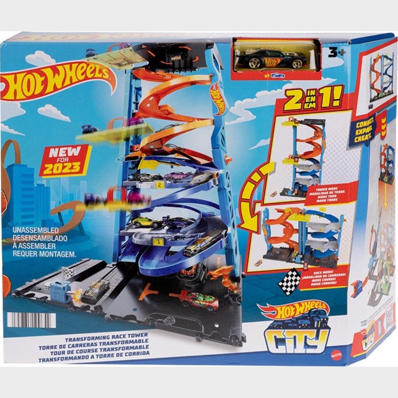 Hot Wheels - City Transforming Race Tower Racerbane Leges�t