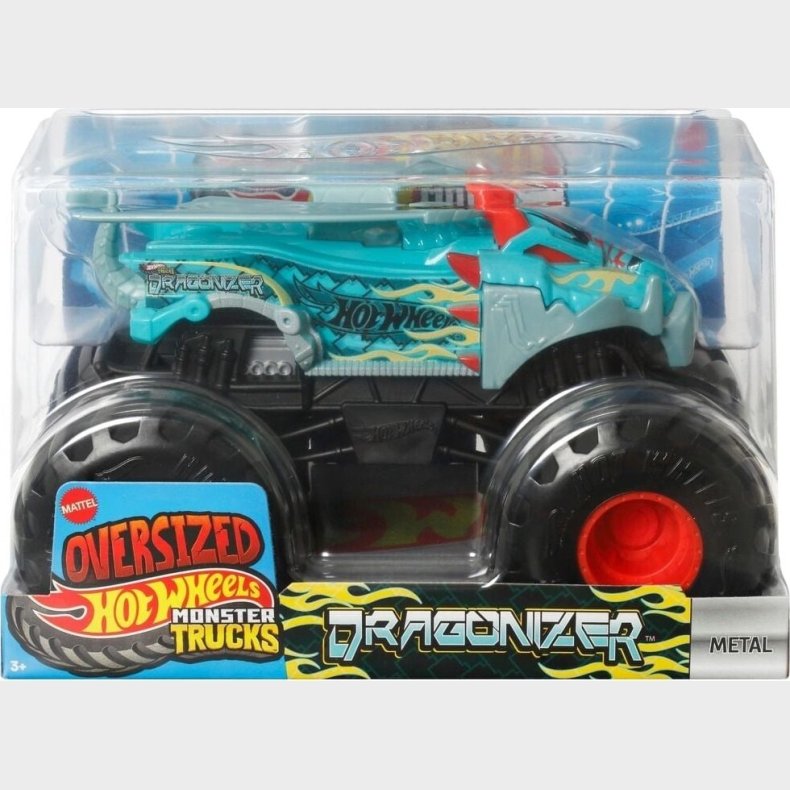 Hot Wheels - Monster Trucks Oversized - Dragonizer - 1:24